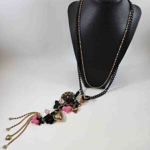 Betsey Johnson Rare Vintage Lanyard Style necklace